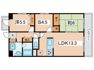 ア－トメゾン播磨Ⅱの物件間取画像